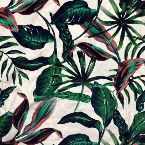 Andie NWT Waikiki Coverup Ruched Gathering Halter Bandeau Dress Tropical Prt XS - Picture 8 of 14